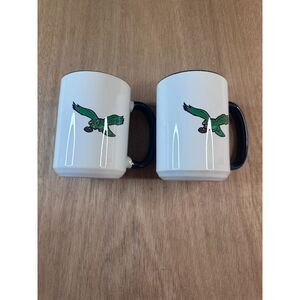 Philadelphia Eagles Coffee Mugs 15oz Set of 2 – Official NFL Licensed Logo Cups